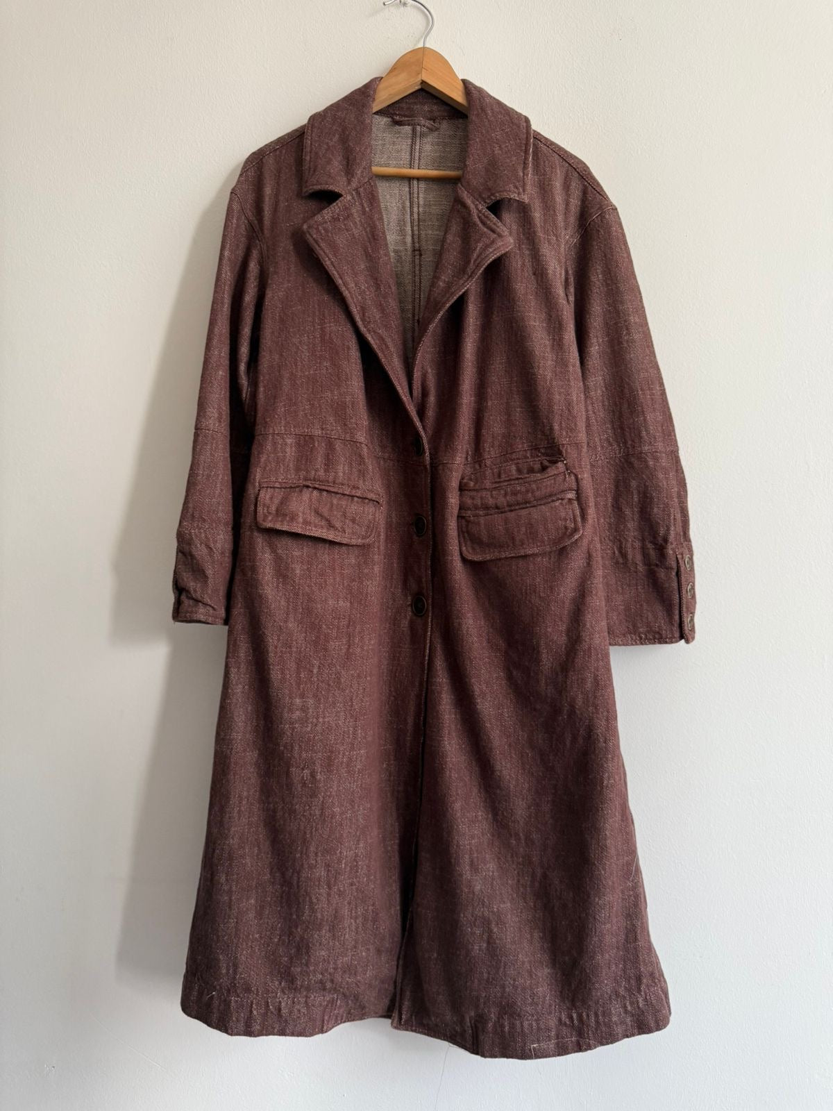 Denim overcoat