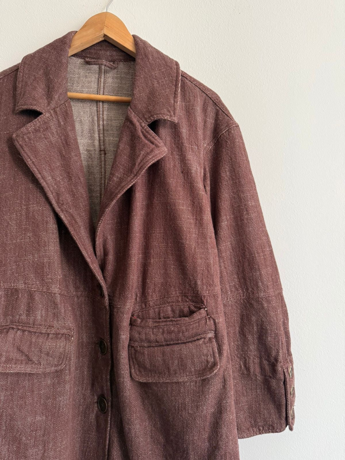 Denim overcoat