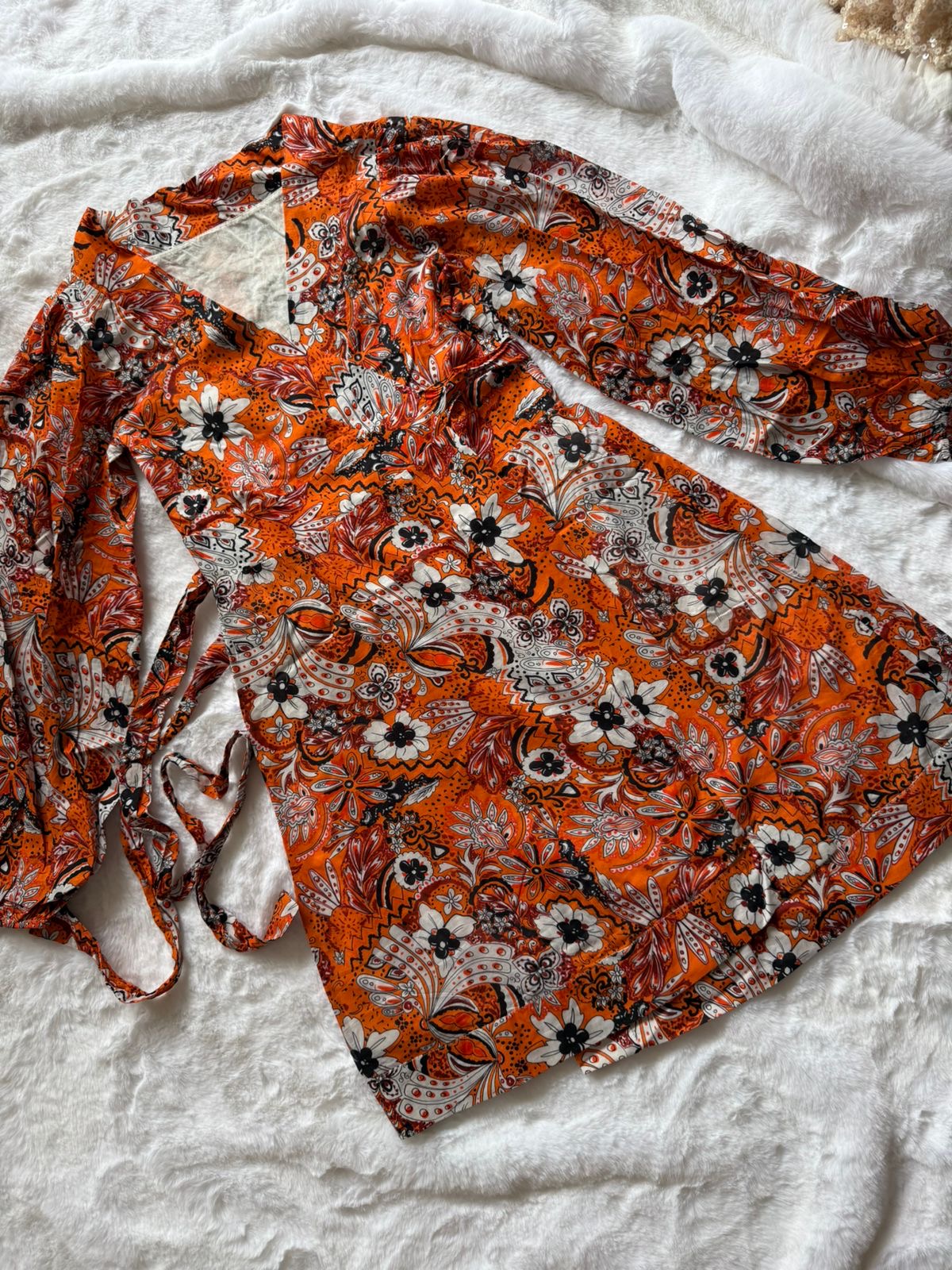 Wrap around dress