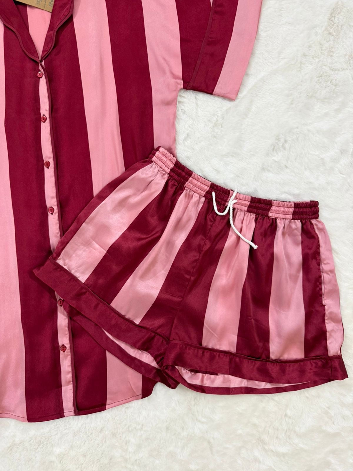 Night dress with shorts