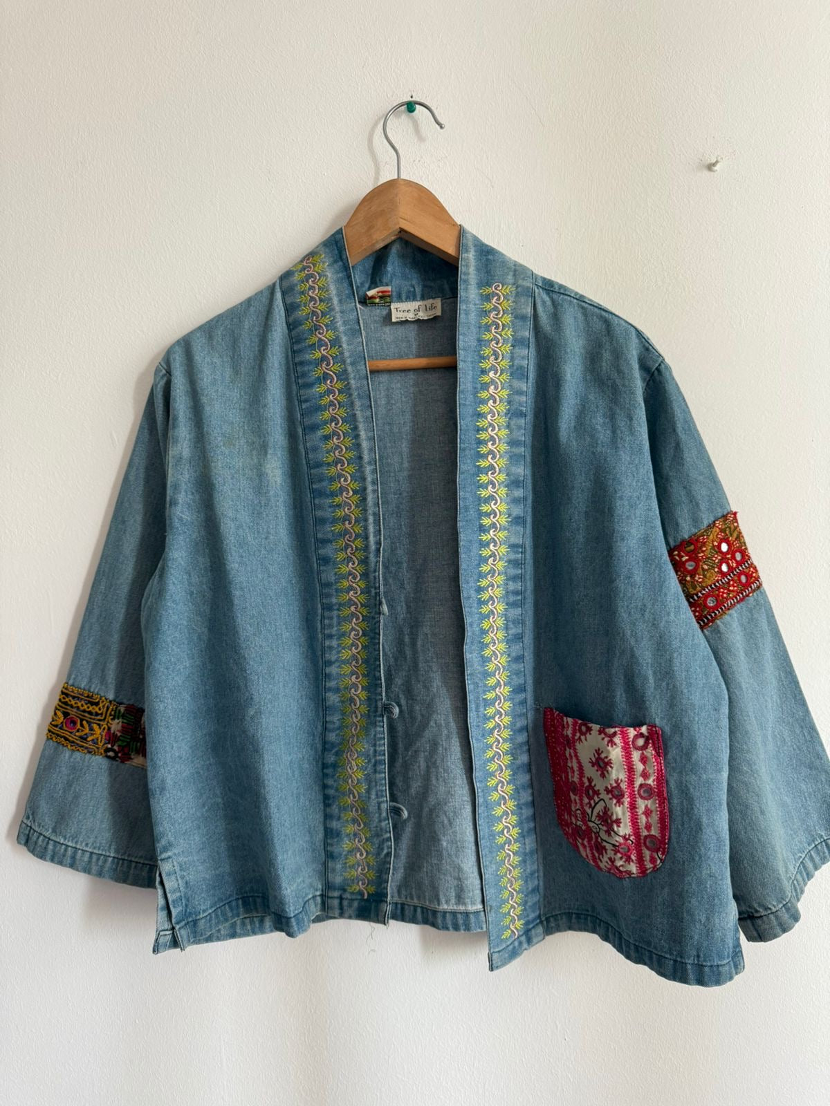 Denim shrug